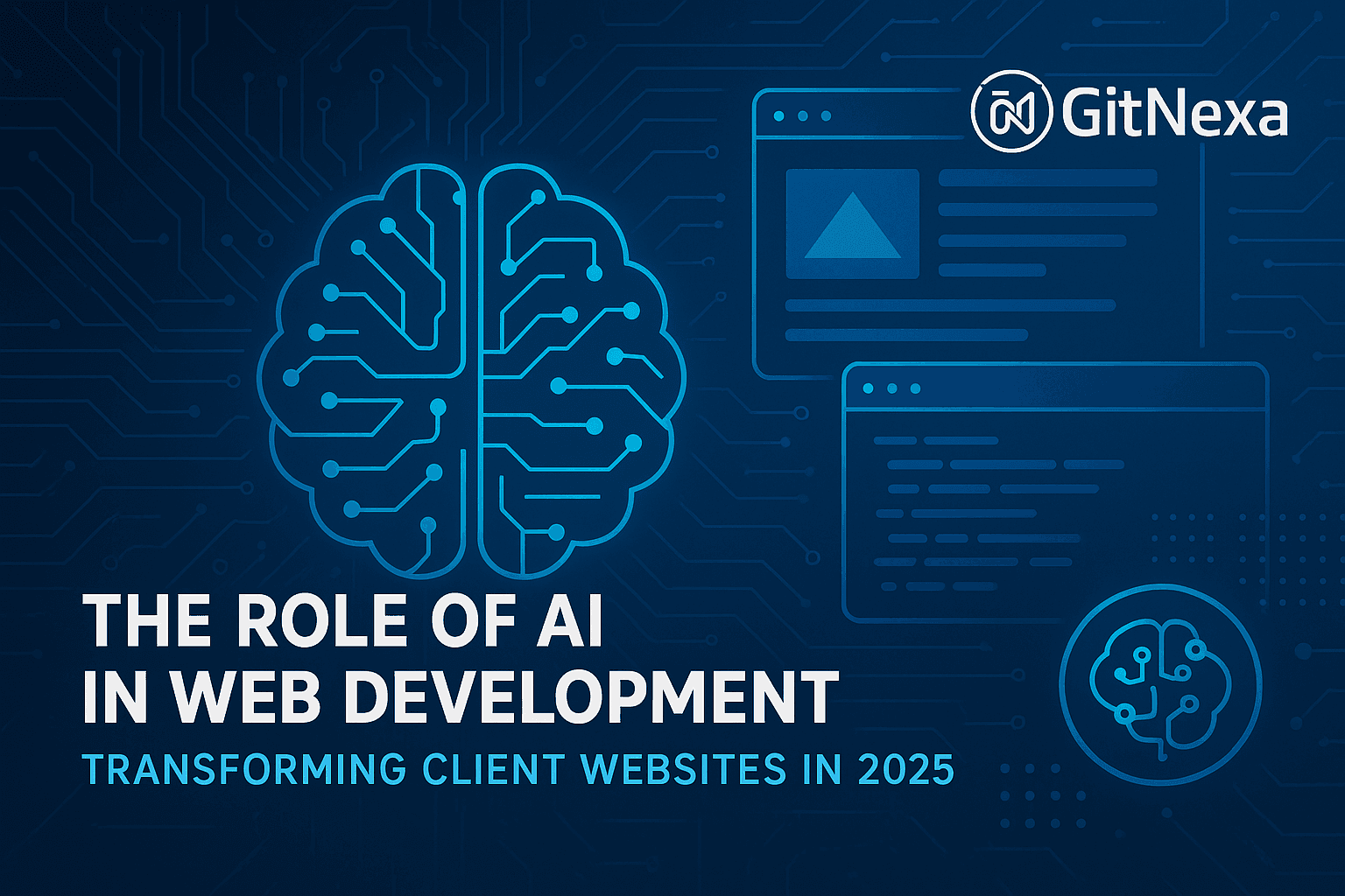 The Role of AI in Web Development (And How It’s Transforming Client Websites in 2025)