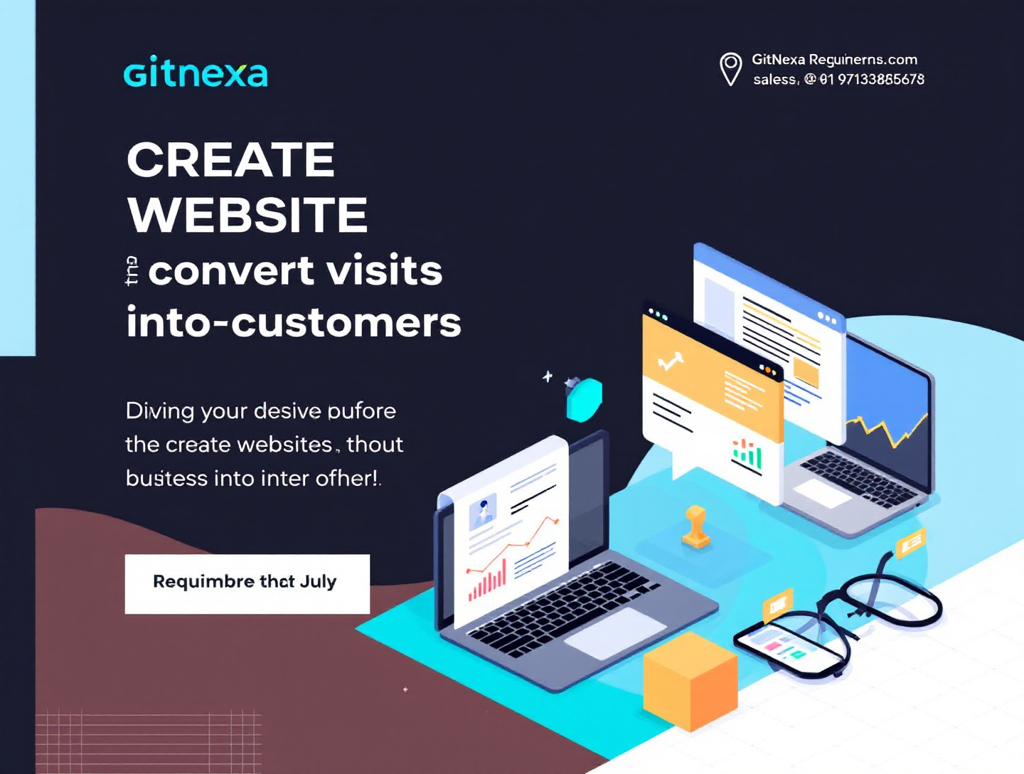 Create a Website That Converts Visitors Into Customers | GitNexa