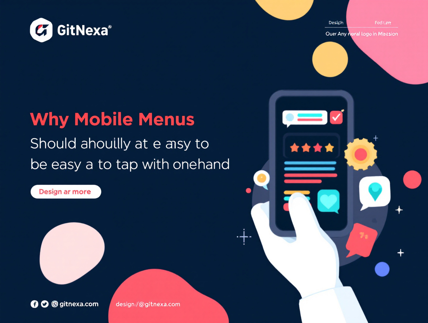 Why Mobile Menus Should Be Easy to Tap With One Hand
