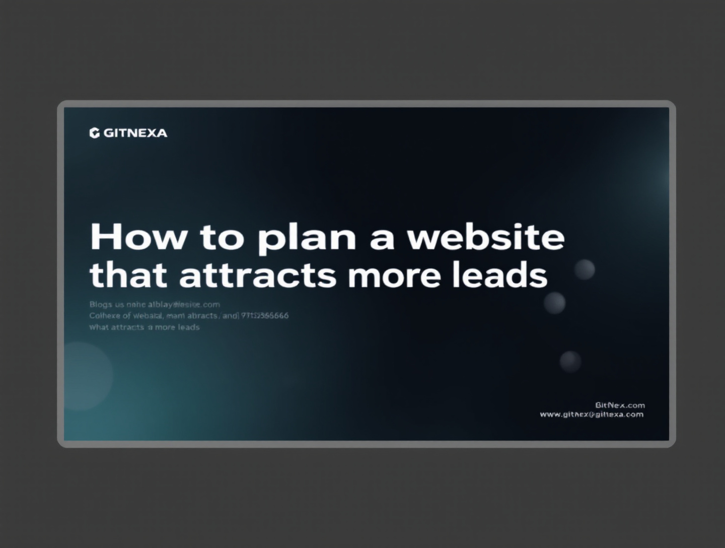 How to Plan a Website That Attracts More Leads in 2026